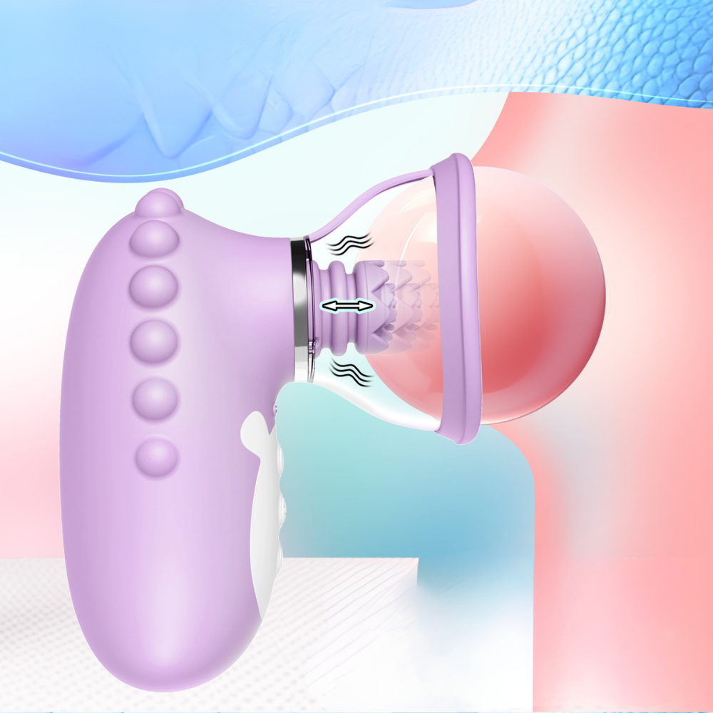 משאבת ציצי רוטטת פרח דינמי - 7 מצבי יניקה ורטט