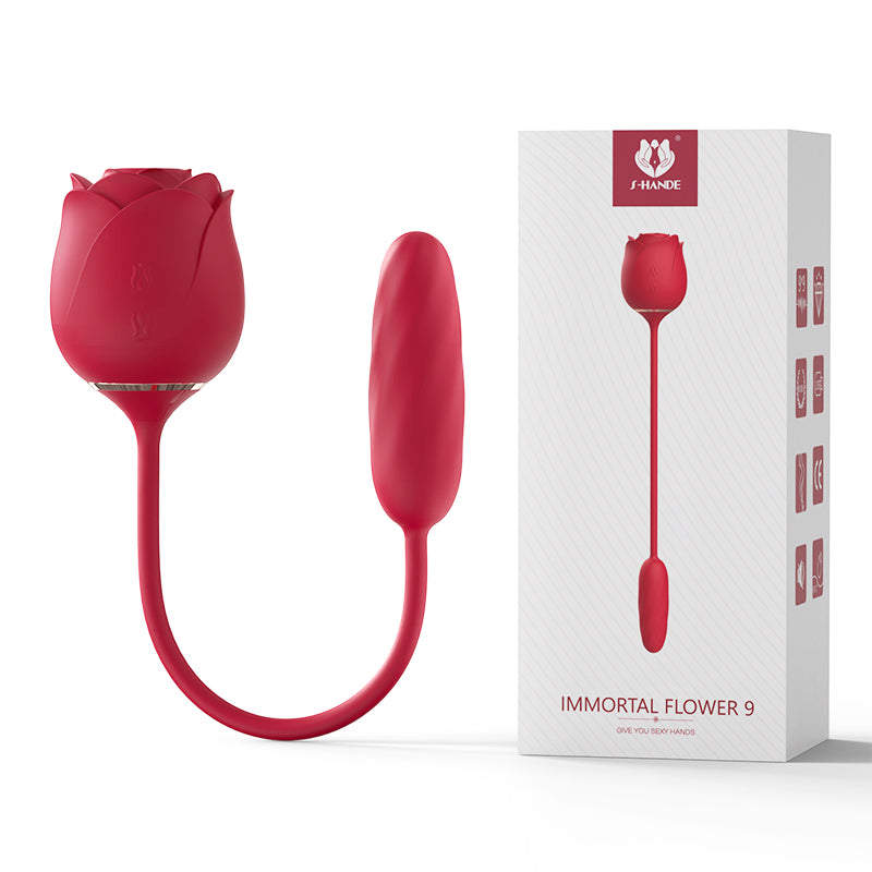 בלום ויברטור ורד עם 5 פעולות במכשיר אחד