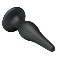 סט פלאגים אנאליים בשלושה גדלים שחור