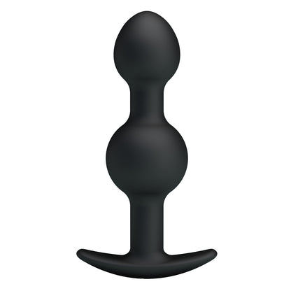 פלאג אנאלי עם כדורי מתכת פנימיים