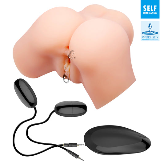 בובת מין לגבר מסיליקון עם יחידת רטט חיצונית G2096