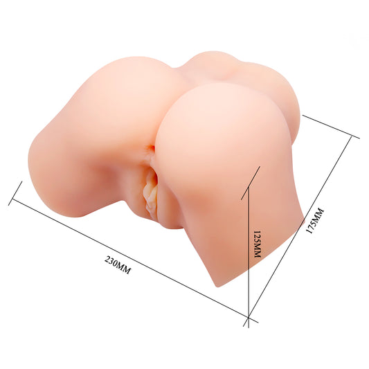 בובת מין לגבר מסיליקון עם יחידת רטט חיצונית G2096