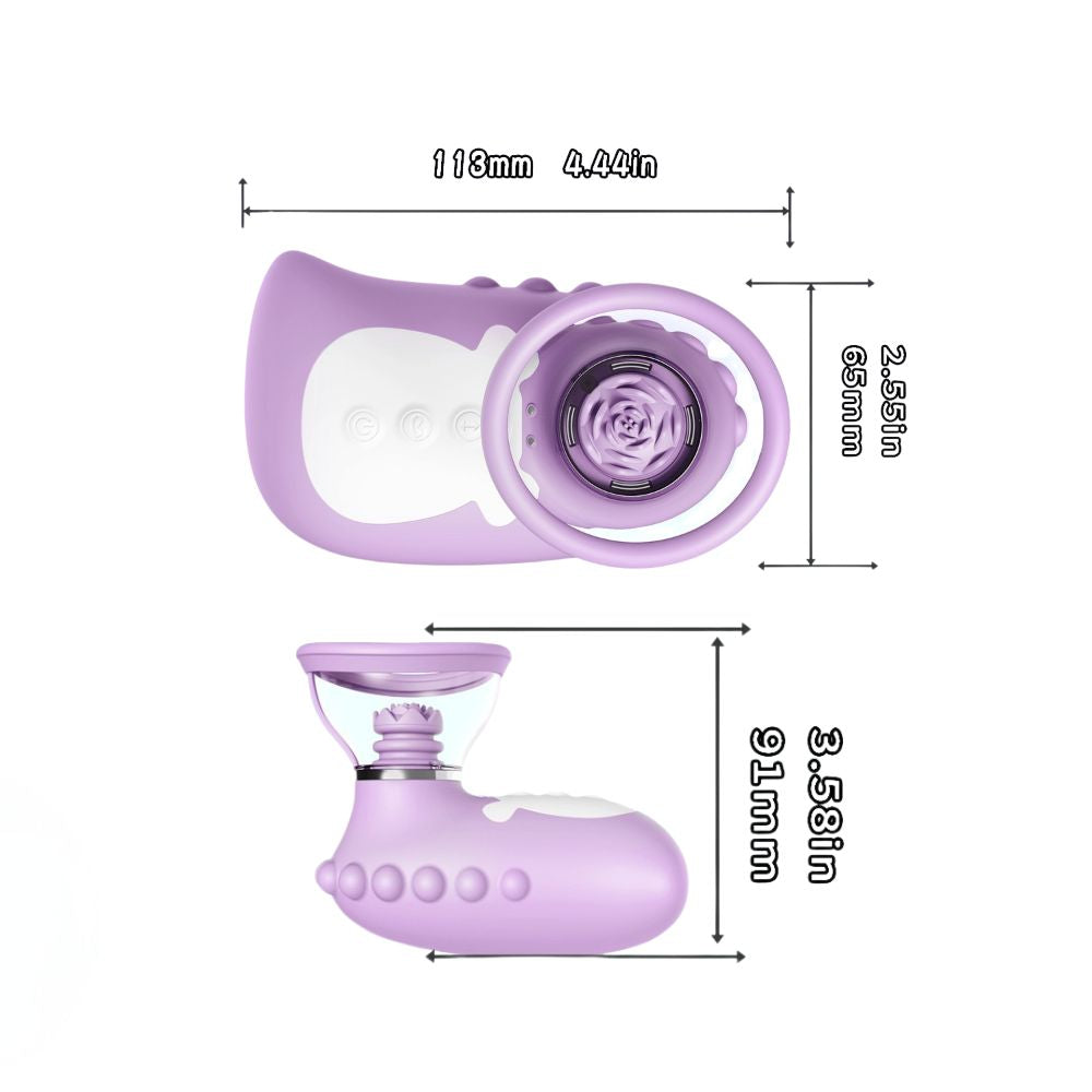 משאבת ציצי רוטטת פרח דינמי - 7 מצבי יניקה ורטט