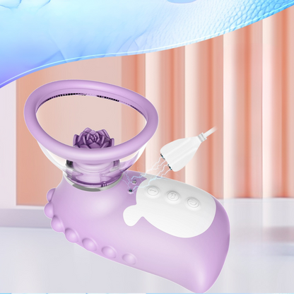 משאבת ציצי רוטטת פרח דינמי - 7 מצבי יניקה ורטט