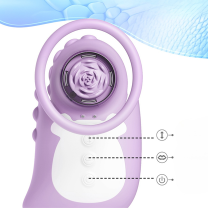 משאבת ציצי רוטטת פרח דינמי - 7 מצבי יניקה ורטט