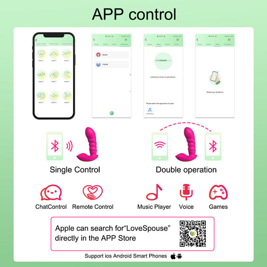 לקס" ויברטור זוגי חכם עם שליטה מרחוק"