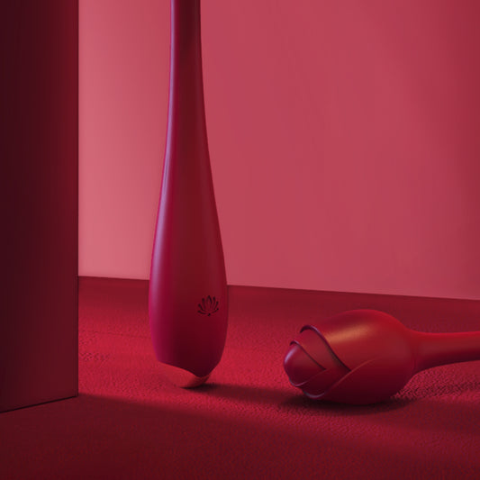 Rose ויברטור ורד כפול לגירוי הדגדגן ונקודת G