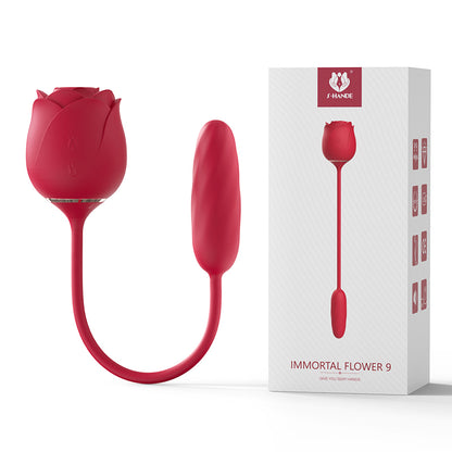 בלום ויברטור ורד עם 5 פעולות במכשיר אחד