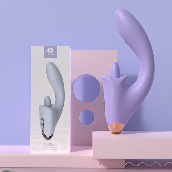 Viola  ויברטור 3 ב־1 ליקוק, הקשה ורטט חזק