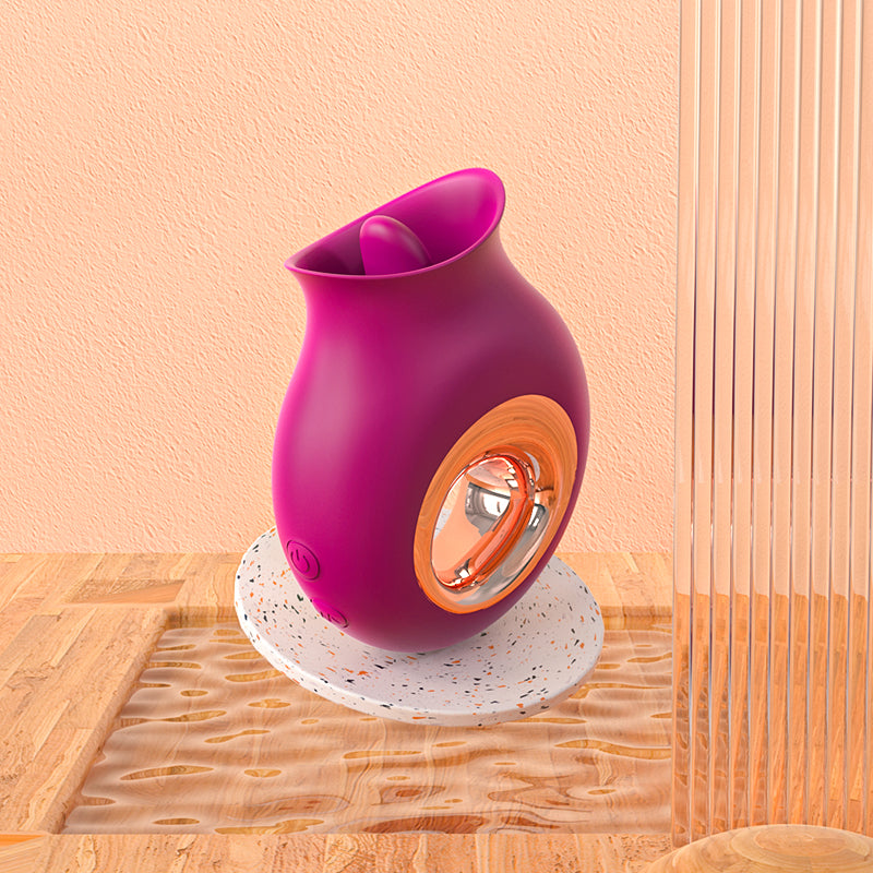 אוליביה H003 -ויברטור יניקה וליקוק עוצמתי עם 9 מצבים כפולים