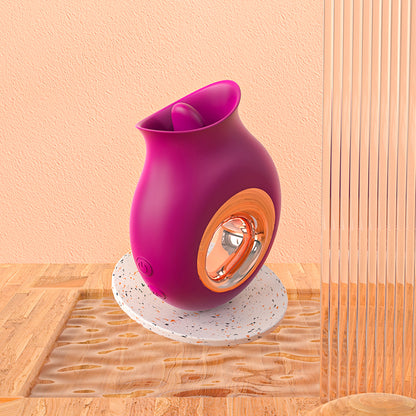 אוליביה H003 -ויברטור יניקה וליקוק עוצמתי עם 9 מצבים כפולים