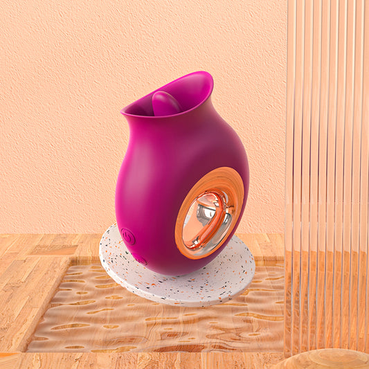 אוליביה H003 -ויברטור יניקה וליקוק עוצמתי עם 9 מצבים כפולים