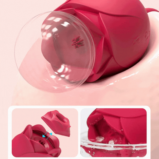 בלום ויברטור ורד עם 5 פעולות במכשיר אחד