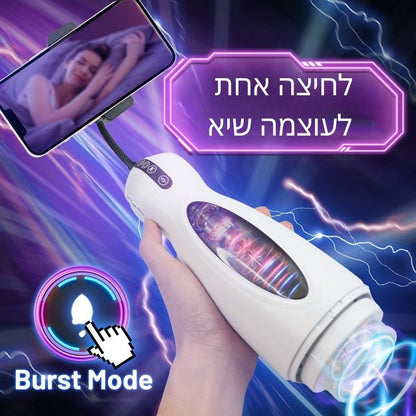 סייפר מאונן חשמלי חכם מסתובב יונק ומתכוונן עם תצוגת חלון