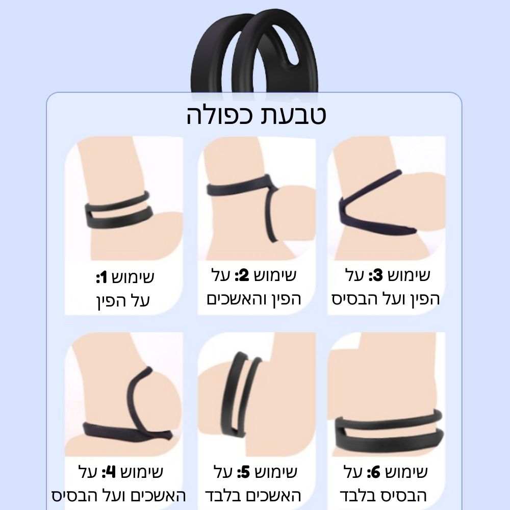 Magician Kit ערכת 4 טבעות פין לגבר