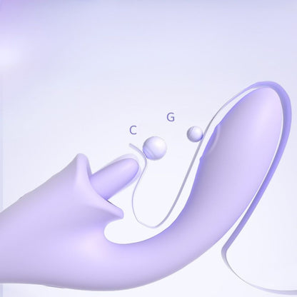 Viola  ויברטור 3 ב־1 ליקוק, הקשה ורטט חזק