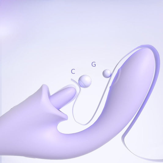 Viola  ויברטור 3 ב־1 ליקוק, הקשה ורטט חזק