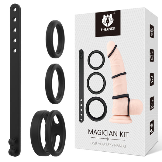 Magician Kit ערכת 4 טבעות פין לגבר