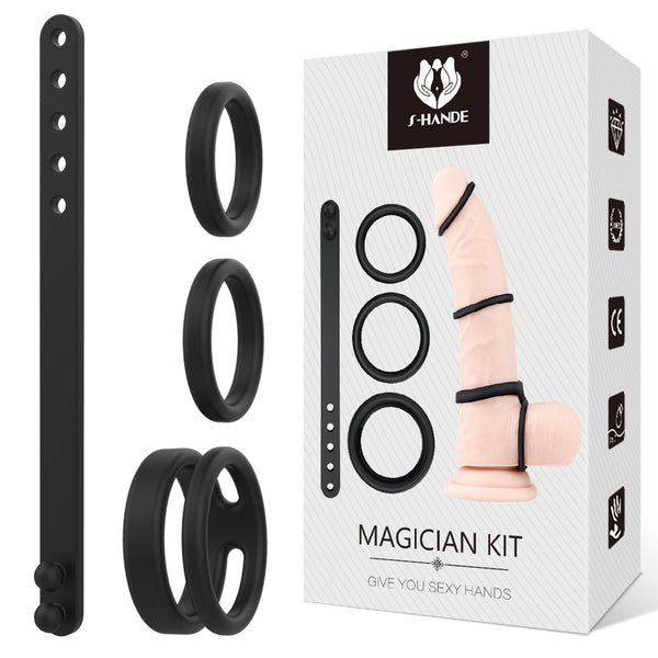 Magician Kit ערכת 4 טבעות פין לגבר